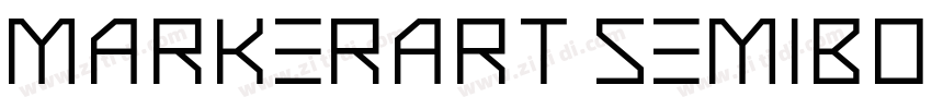 MarkerArt SemiBold字体转换